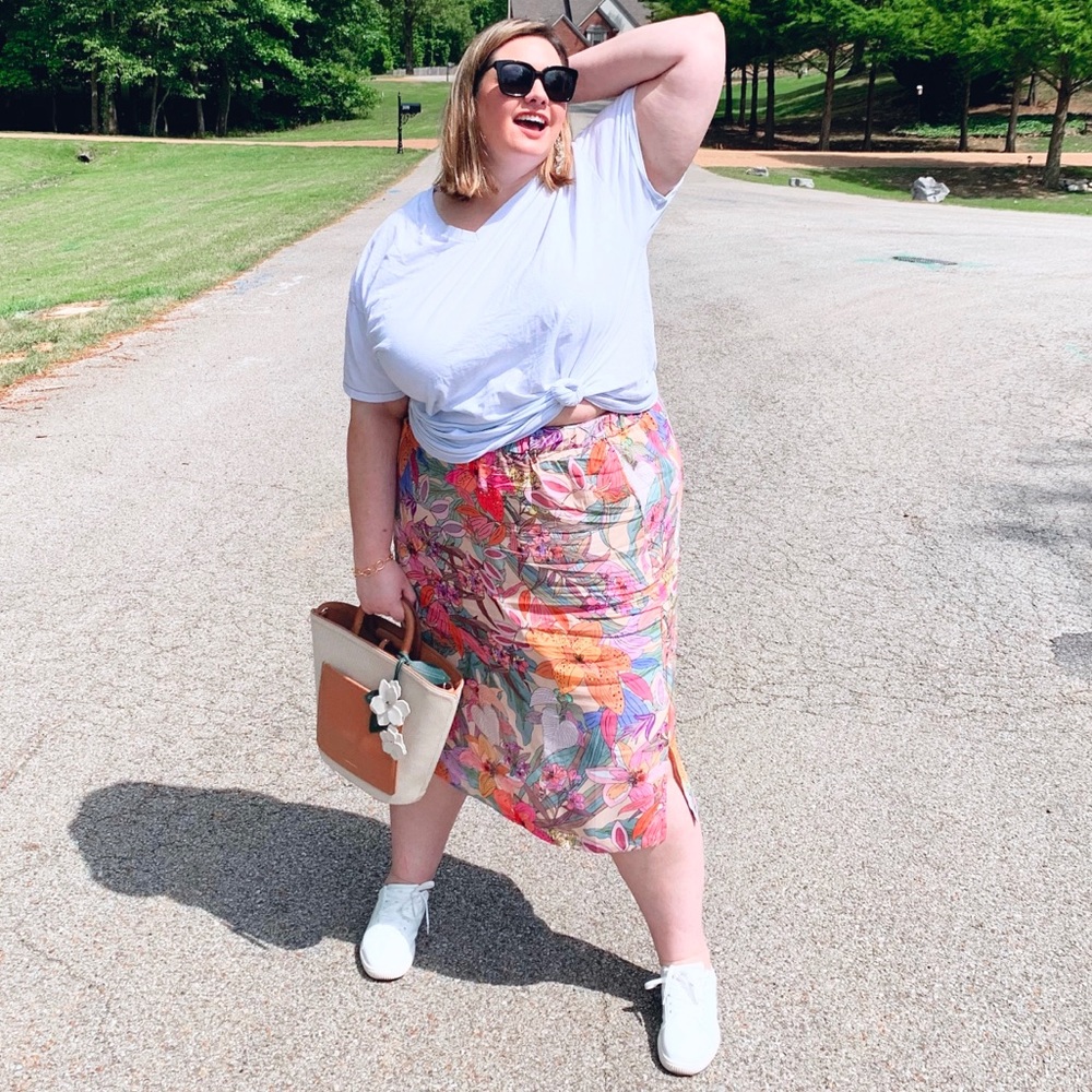 Ulla Popken Watercolor Skirt